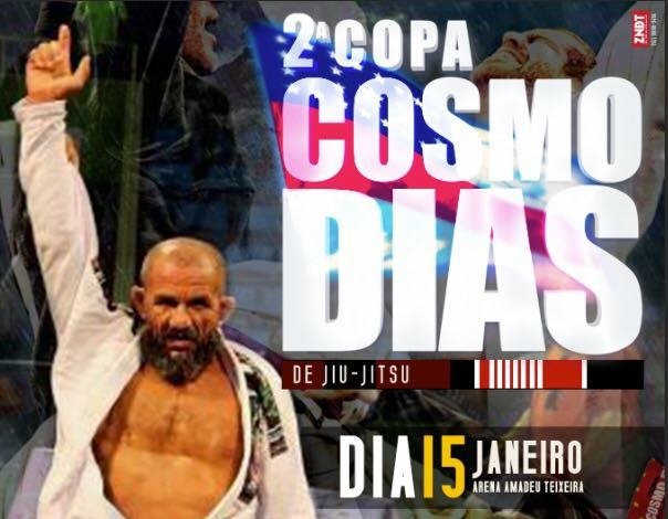 Inscrições abertas para a segunda Copa Cosmo Dias de jiu-jitsu