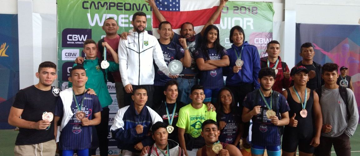 Equipe amazonense de luta Olímpica conquista 14 medalhas em Brasileiro da modalidade