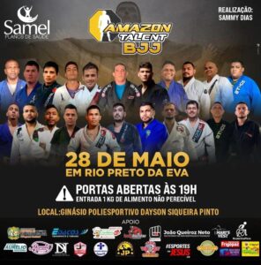 Maior caça-talentos da região Norte, Amazon Talent BJJ realiza evento beneficente em Rio Preto da Eva